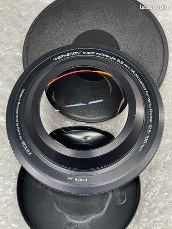 Bague Adaptateur Bolex 1293 - Série 6 (44mm) - Pour Objectifs 50mm, 75mm - Avec Pare-soleil