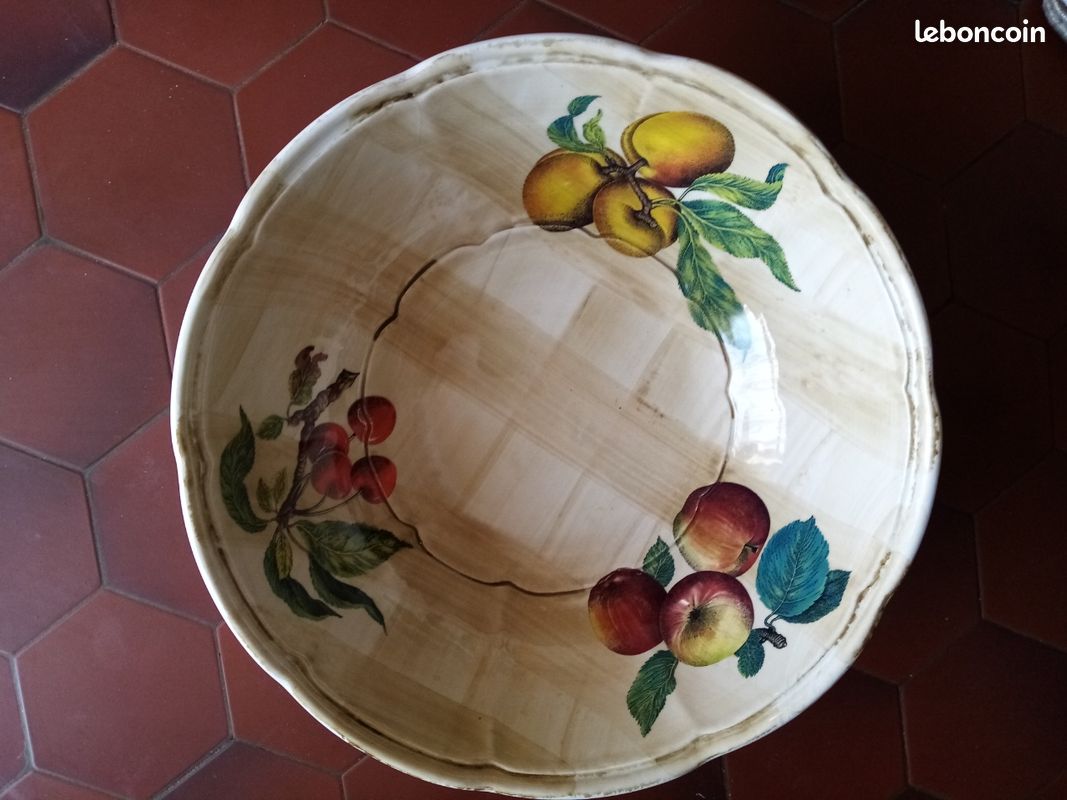 Grand saladier décor Fruits (image 1)