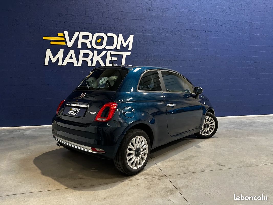 FIAT 500 1.0 Hybrid 70ch Dolcevita - 2022 - Toit Panoramique - Suivi complet - Carplay (image 3)