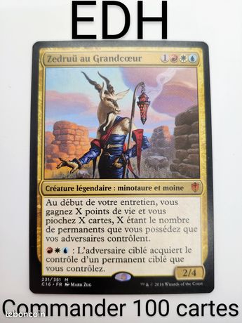 MTGCommanderDeckZedruuauGrandcoeur100CartesMagicEDH