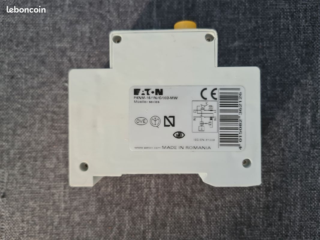 Disjoncteur différentiel EATON C16 (image 2)