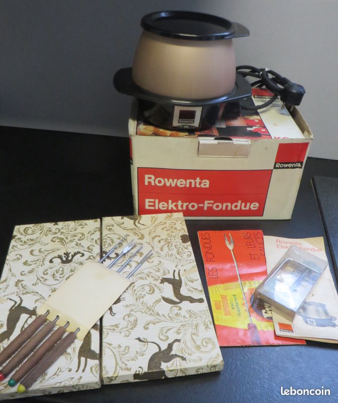 Set à fondue au omage électrique Nouvel Swiss Flag 1300 W Rouge et