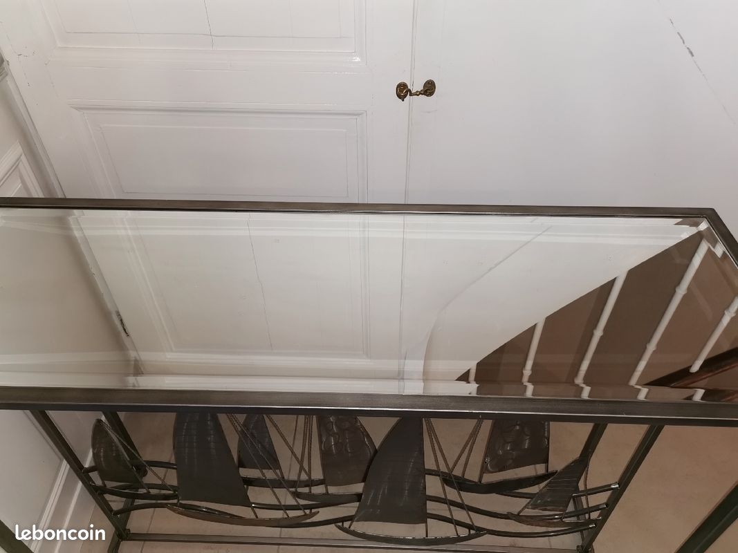 Console métal et verre (image 3)