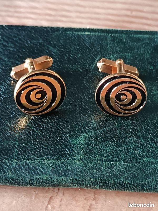 Paire De Boutons De Manchette Vintage - Design Classique, Allure Rétro