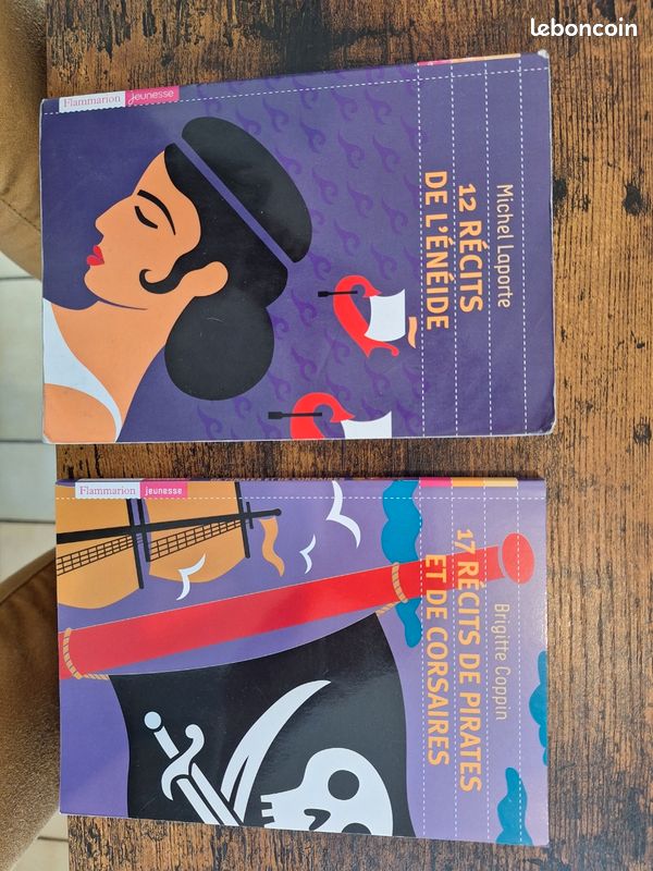 Lot: Récits de l 'énéide et Récits de.pirates et corsaires (image 1)