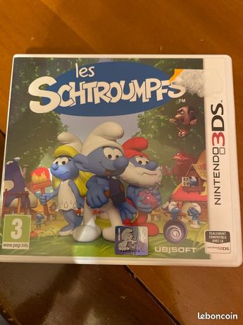 Jeu Les Schtroumpfs VF Pour Nintendo 2DS/3DS – Boîte + Cartouche – Bon État