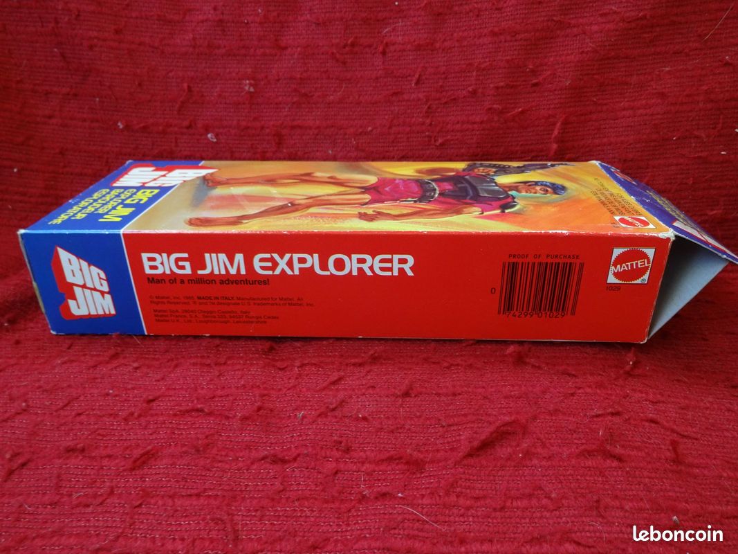 Big Jim Explorer Baroudeur Mattel 1983 Version Euro Original Vintage Arme