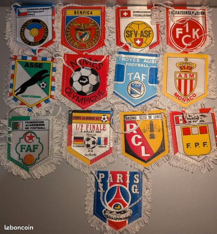 Rare petit fanion 90s )) ASSE A.S. ST ETIENNE Rare petit fanion 90s )) ASSE A.S. ST ETIENNE