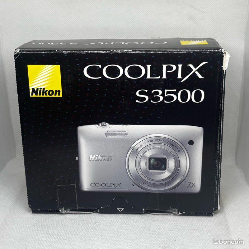 NIKON COOLPIX 3500 AVEC BOÎTE D' ORIGINE - APPAREILS PHOTO/APPAREILS PHOTO NUMÉRIQUE