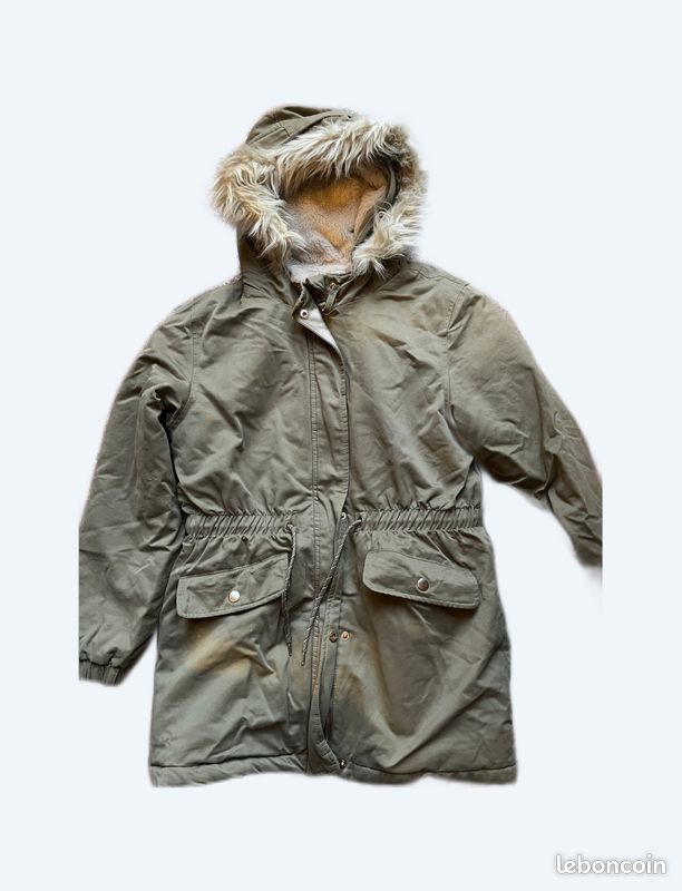Parka kaki Monoprix (image 1)