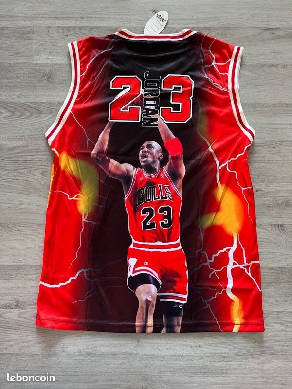 Maillot basketball Michael Jordan Chicago Bulls neuf taille M