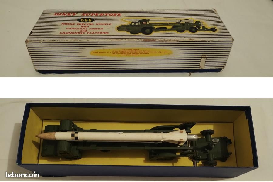 Dinky Toys France Berliet T6 ridelles bâché militaire