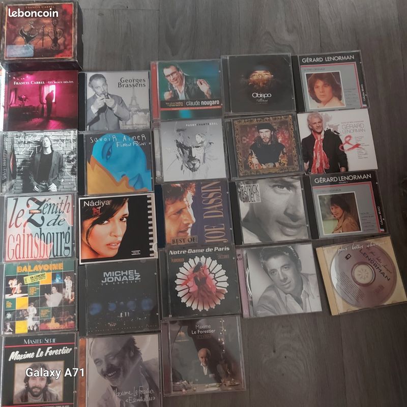 CD simple/ Double/triple artistes Français (image 1)