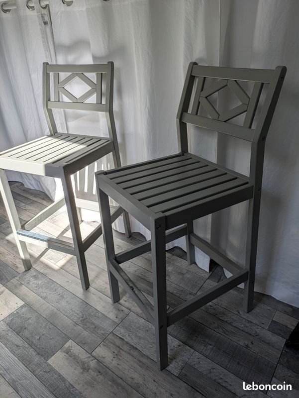 Lot de 2 chaises de bar Ikea BONDHOLMEN (image 2)