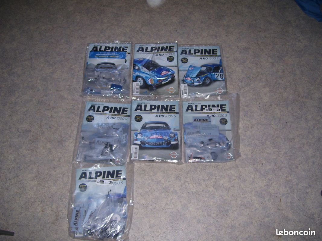 Ensemble Renault Estafette assistance course + alpine A110 1/43 IXO