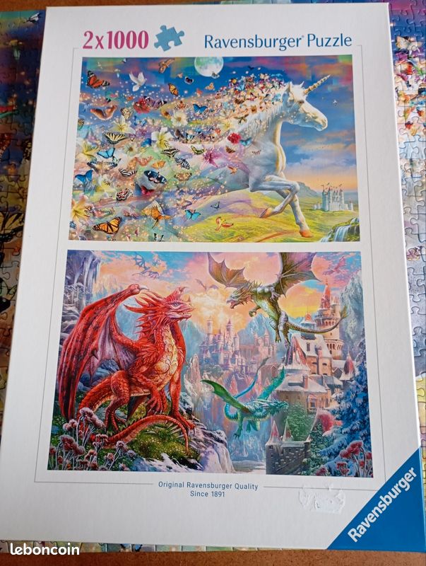 Boîte de 2 puzzles 1000 pièces (image 2)