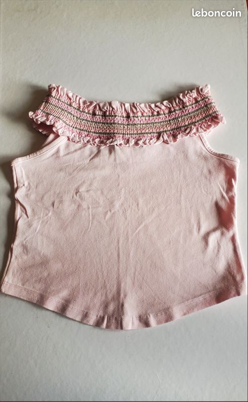 Petit haut rose enfant 5 ans (image 2)