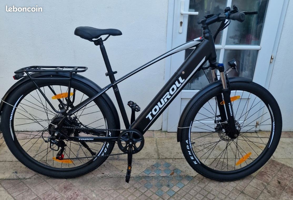 Vélo Électrique touroll j1 stvelo électrique 
Vélo Électrique, 27.5" vélo électrique Adulte, Vélo de Trekking avec Moteur 250 W, Batterie 15.6AH, Autonomie 100 km, E-Bike, vélo électrique Urbain (image 1)