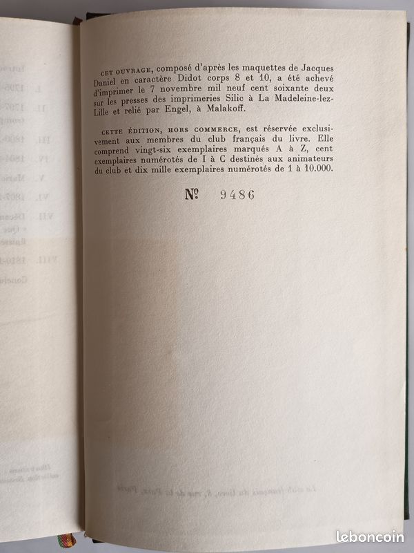 Napoléon, La Stratégie et l'Amour, Le Club Français du Livre 1962 (image 9)