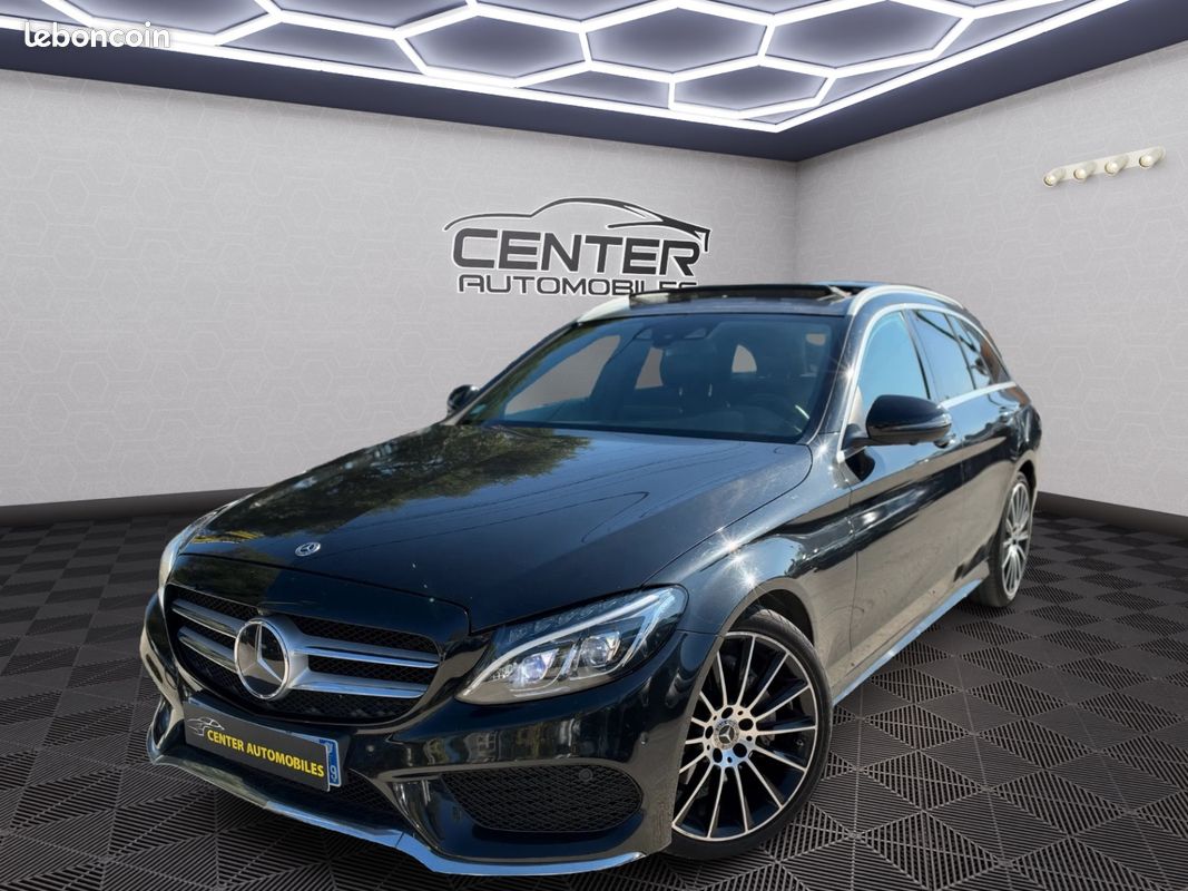 Mercedes CLASSE C BREAK 220 d Sportline 9G-Tronic {TOIT OUVRANT - SIEGE ELECTRIQUE - SON BURMESTER} (image 1)
