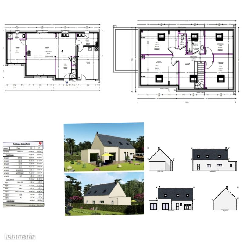 Maison 6 pièces 125 m² · à Locoal-Mendon · 125 m² · 370 000 €