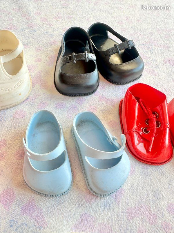 BESTonZON 6 Paires De Chaussures Plates Miniatures Pour Poupées – Accessoires De Costume, Plastique – Jeu De Rôle Créatif