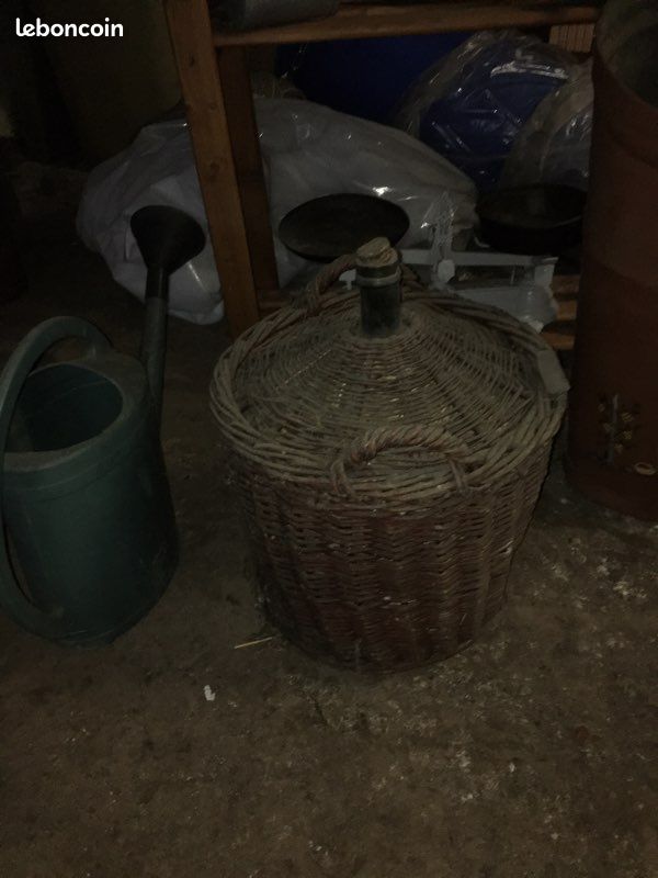 Bonbonne en osier 20 litres dames Jeanne 12litres (image 1)