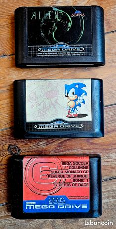 Jeu Sega Megadrive Sonic 3 - Cartouche Seule, état Correct