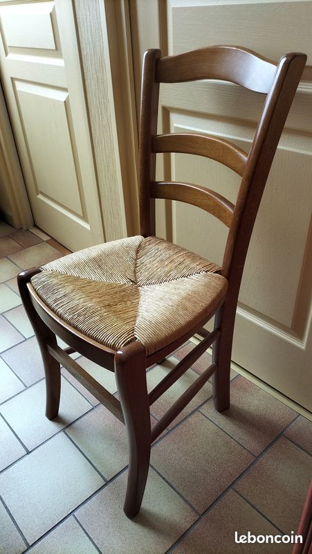 4 chaises paillées (image 1)