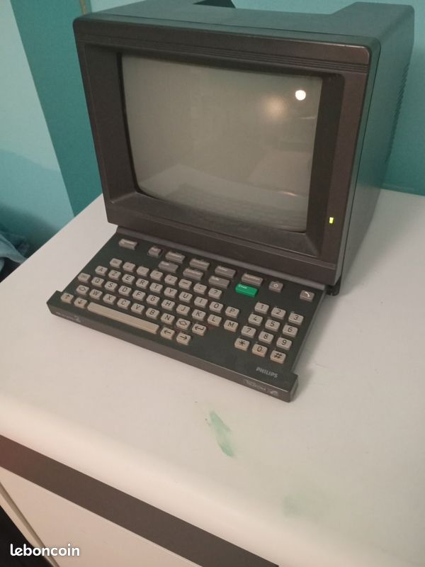 Minitel 2 Philips Beige - France Télécom - Vintage Rétro Années 80/90