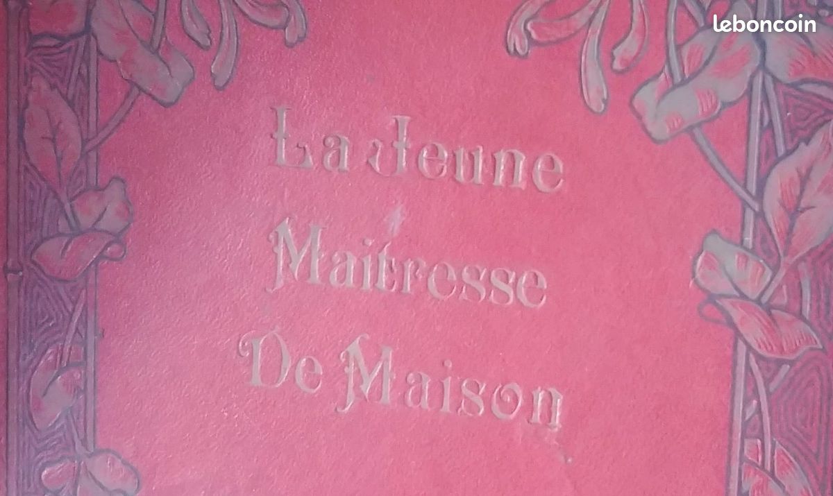 La jeune maîtresse de maison. LAUBOT Marie Edité par Gedalge., 1909 LIVRE ANCIEN (image 2)
