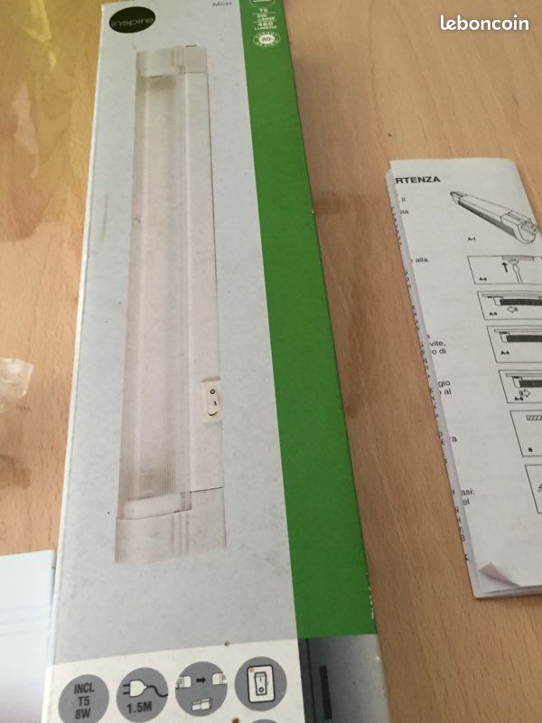Applique néon sous meuble blanc 32,5cm Neuf (image 3)