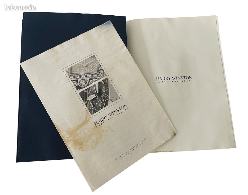 HARRY WINSTON-Rare Time Pieces 2001+ liste de prix (image 2)