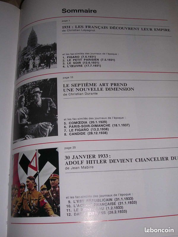 "A la Une" éditions atlas 10 volumes (1900 à 1986) (image 3)