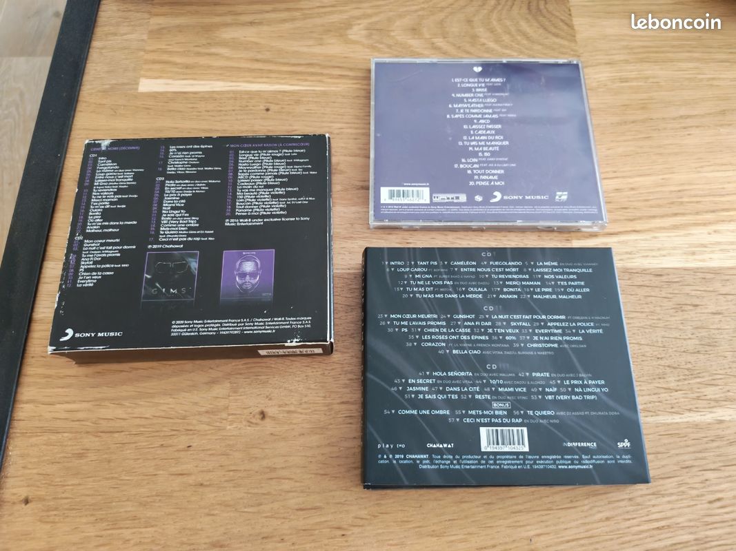 Coffret CD Gims : Ceinture noire (Décennie) - Mon cœur avait raison (à contrecœur) (image 2)