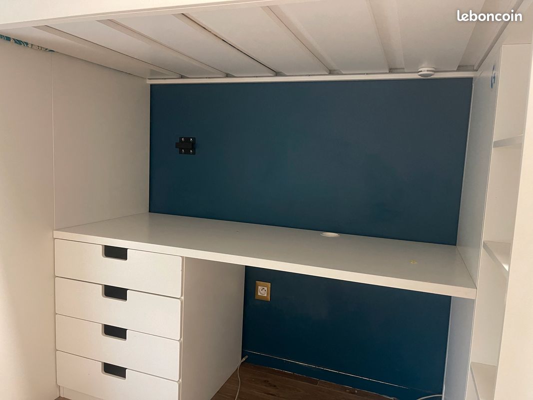 Lit mezzanine avec bureau (image 2)