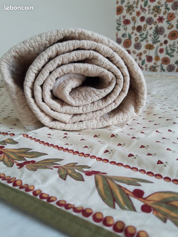 Boutis, Couverture matelassée, Plaid en coton (image 1)