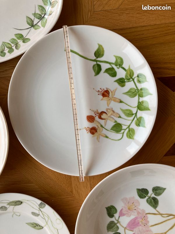 Ensemble 5 Plats Service Décor floral (image 5)