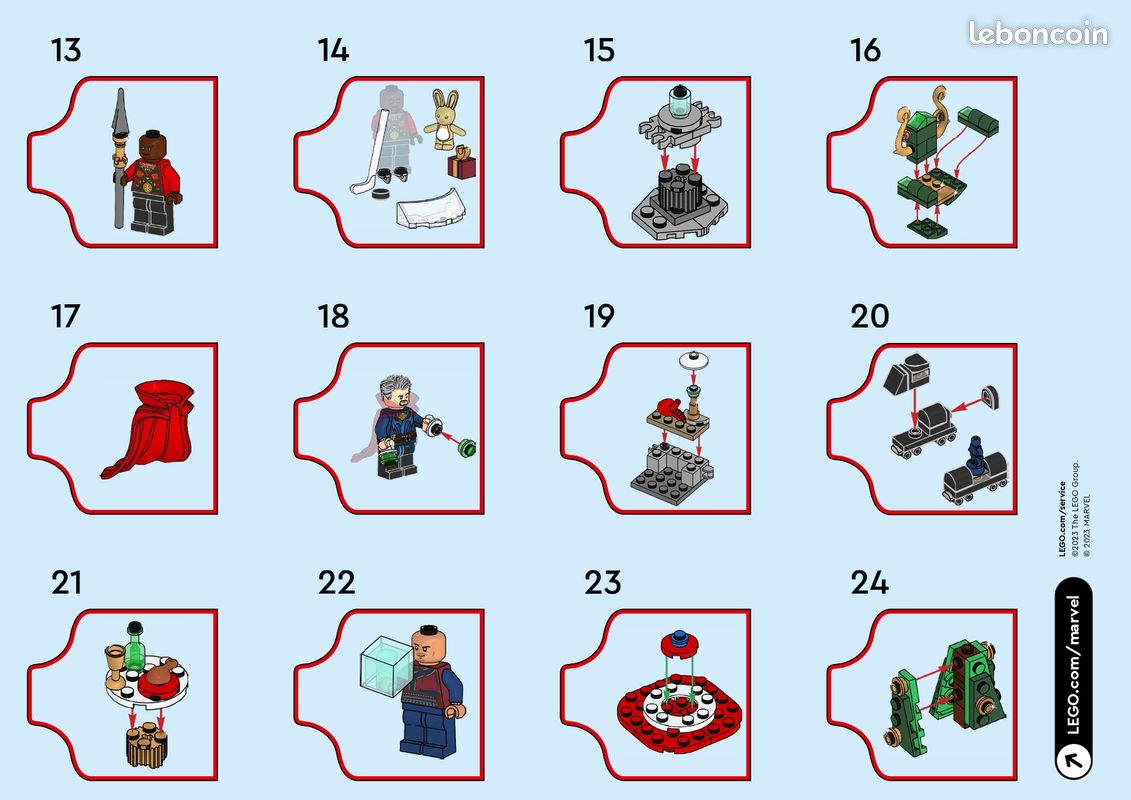 Calendrier LEGO Avengers (de l’Avent) 76267 (image 12)