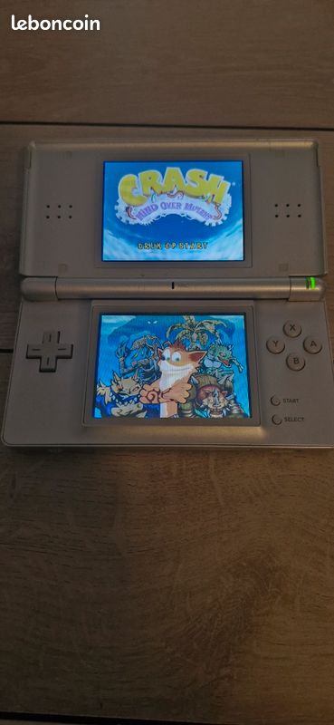Boîte Vide Crash Mind Over Mutant Nintendo DS - Avec Jaquette Et Notice, Très Bon état