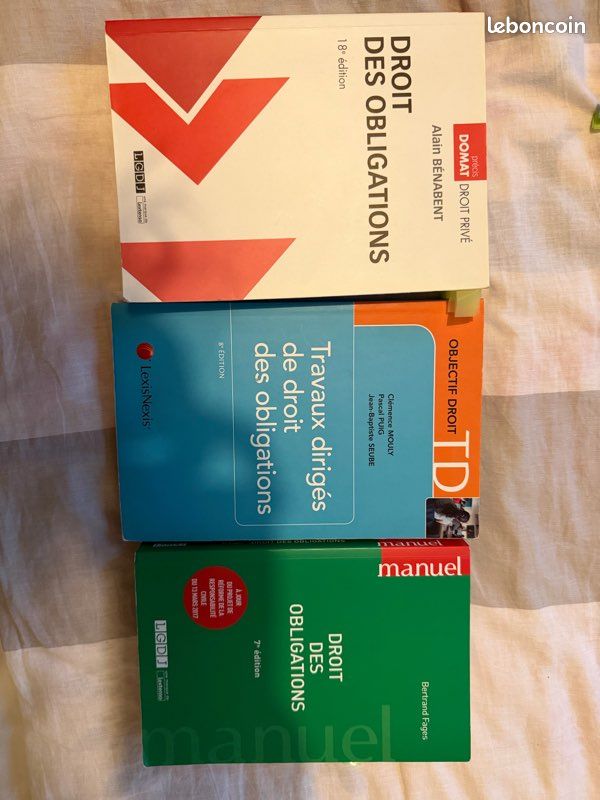 Livres droit des obligations (lot) (image 1)