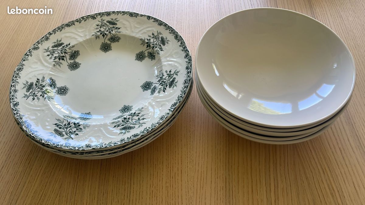 Lot d'assiettes Vintage et IKEA (image 1)
