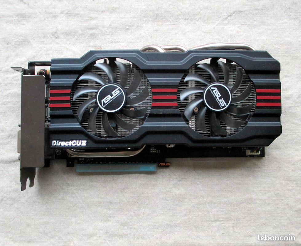 Carte Graphique ASUS GTX660-3GD5 – 3 Go, Fonctionnelle, Pour Upgrade