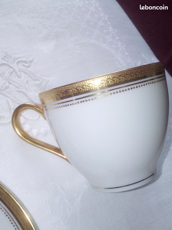 Lot de Tasses sous tasses Haviland porcelaine de Limoges (image 9)
