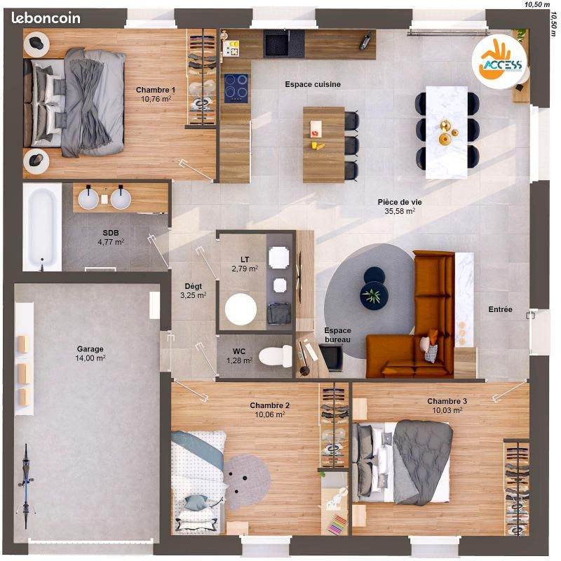 Maison 5 pièces 79 m² (image 7)