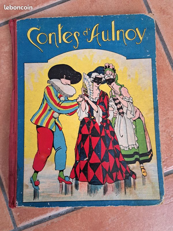 Livre de 1937/Contes d'Aulnoy. L'oiseau bleu - La biche au bois (image 1)