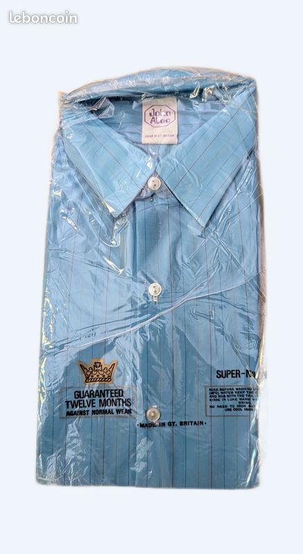 Chemise NYLON 1970 Stock Neuf d'époque XL (image 1)