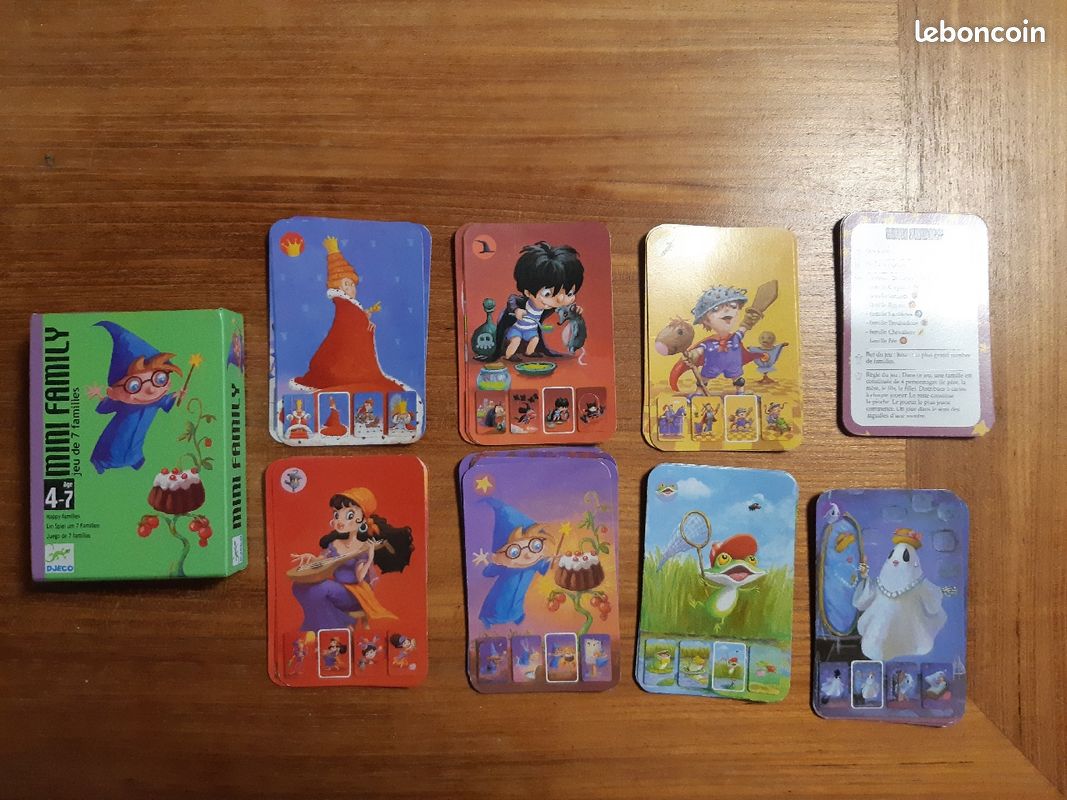 Jeu de 7 familles pour les petits DJECO (image 1)