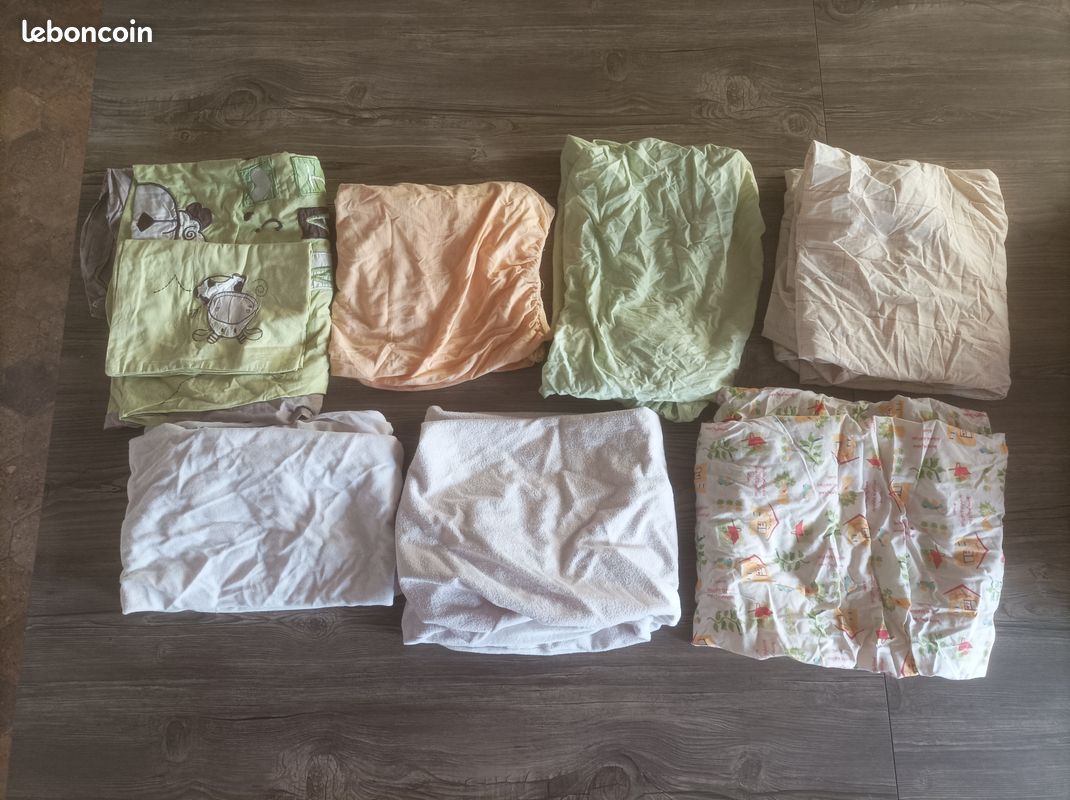 Lot linge de lit pour lit bébé (image 1)