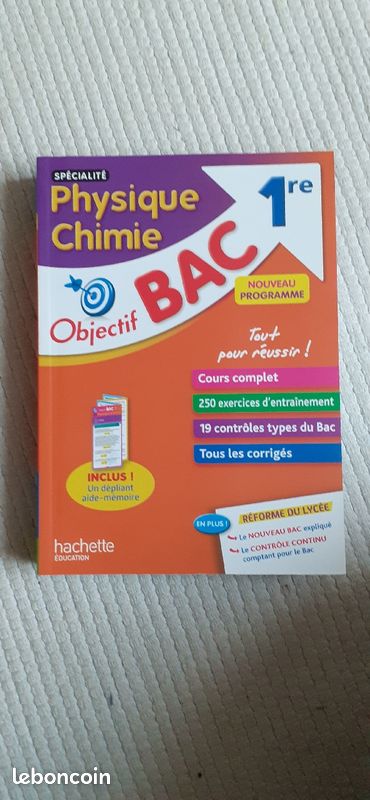 Annale Physique-Chimie 1ère (image 1)
